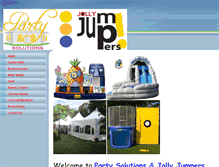 Tablet Screenshot of gojollyjumpers.com